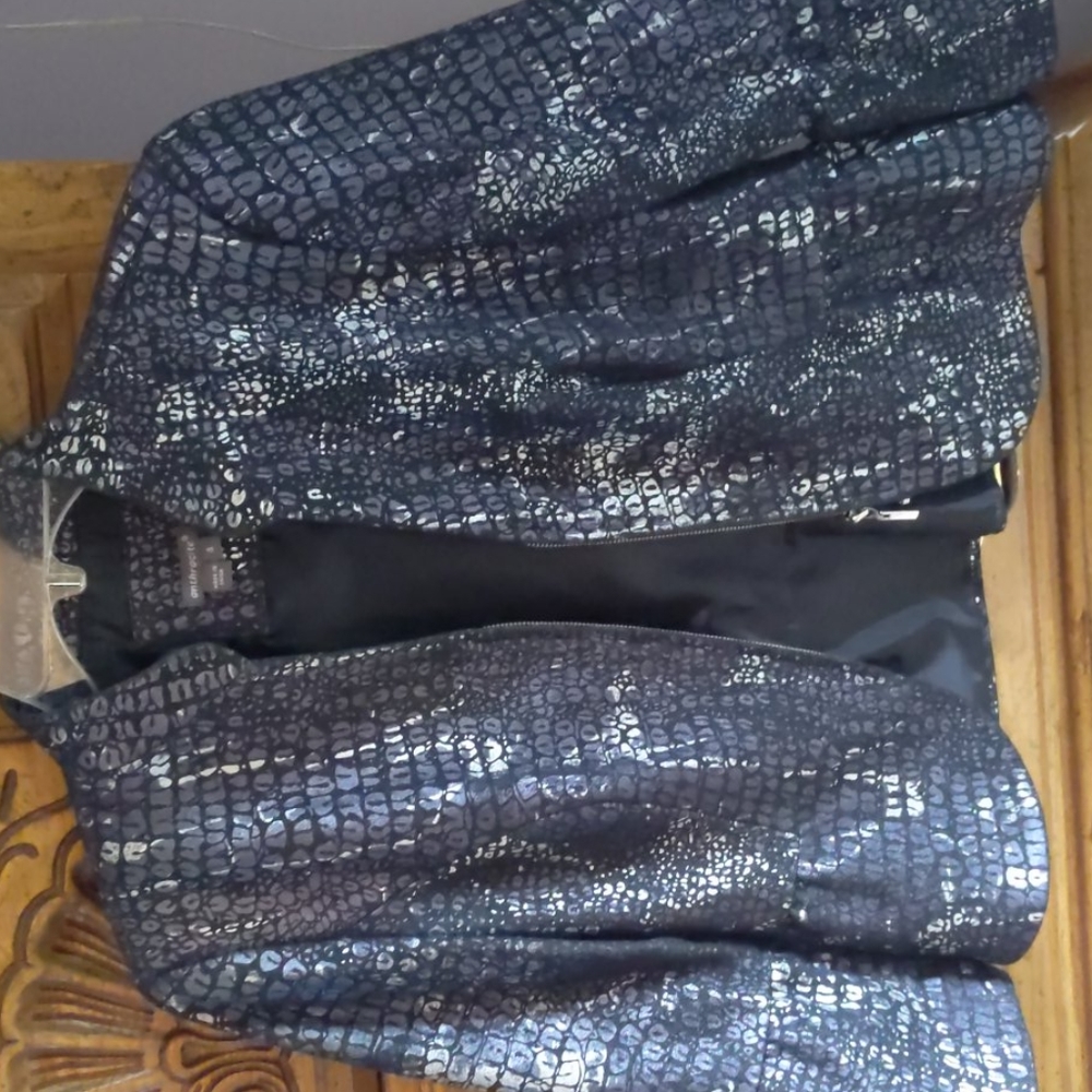 Women's foiled snakeprint  jacket